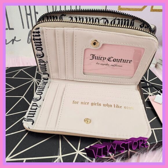 NWT Chic Organizer: {Juicy Couture} Beige Wallet, Multiple Pockets NWT - Picture 5 of 6